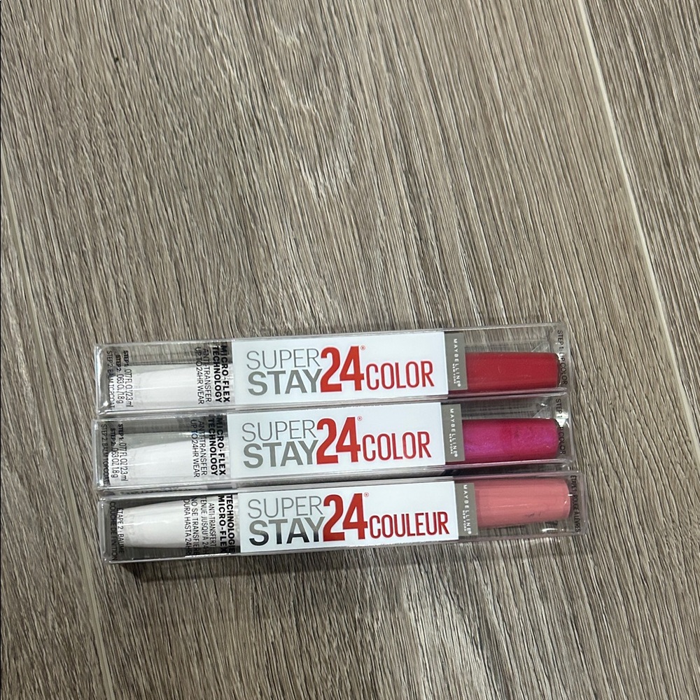 3X Maybelline SuperStay 24 Color Lip Trio 🌸 FIRM PRICE 🌸
